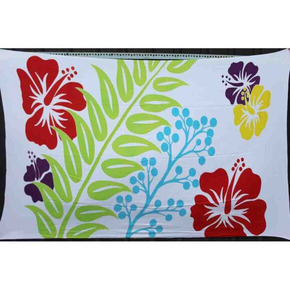 CM13 Floral Batik Plus 38" Open Hand Painted Cover Up Midi Cardigan fit up to 5X - Picture 2 of 2